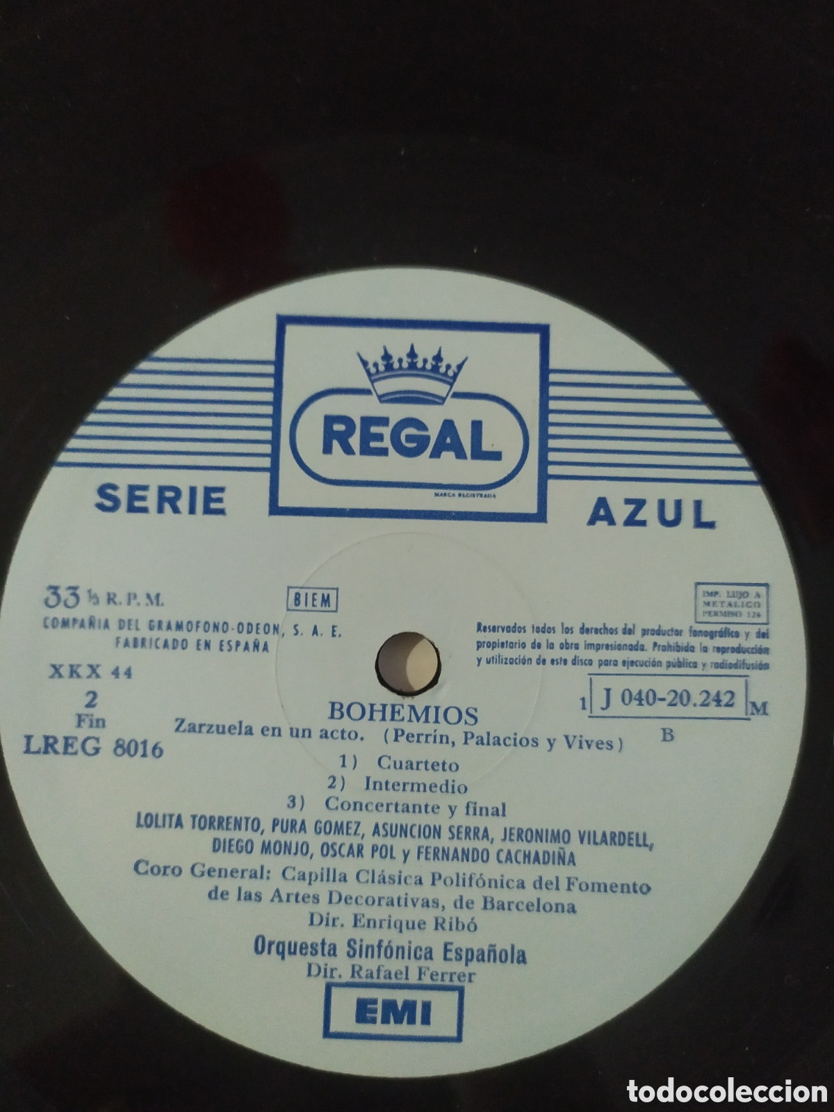 Discos de vinilo: Lp Amadeo Vives. Bohemios - Foto 4