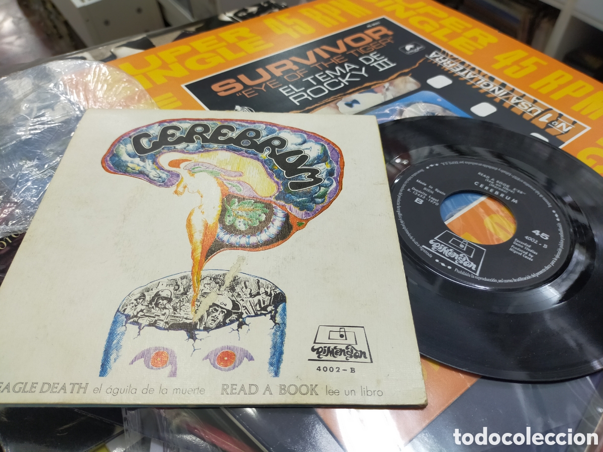 Discos de vinilo: Cerebrum single eagle death 1970 - Foto 1