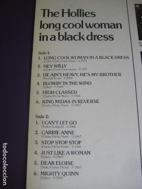 the hollies  long cool woman in a black dress - Compra venta en  todocoleccion