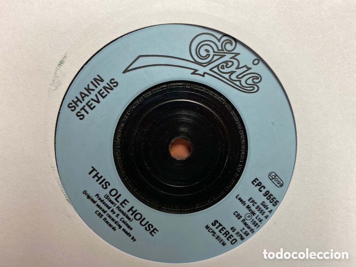 Discos de vinilo: Shakin Stevens - This Ole House (7&rdquo;, Single) Edici&oacute;n UK - Foto 1
