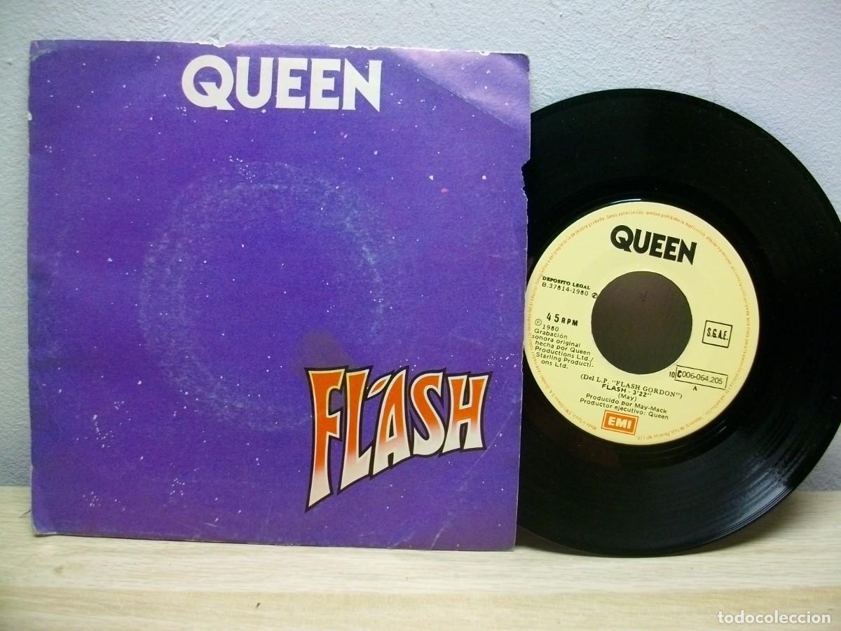 Discos de vinilo: Queen &ndash; Flash Vinilo, 7&rdquo;, 45 RPM, Single - Foto 1