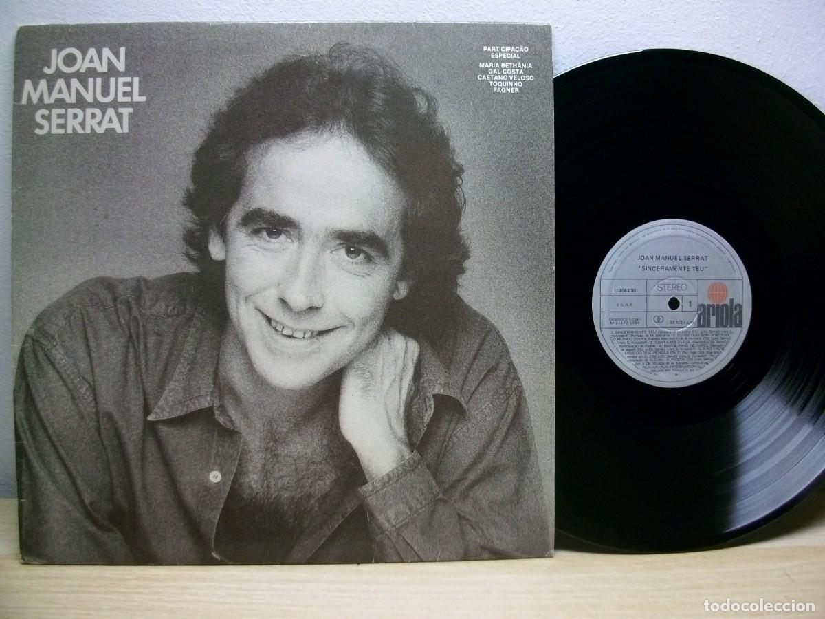 Discos de vinilo: Joan Manuel Serrat &ndash; Sinceramente Teu LP - Foto 1