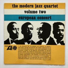 Discos de vinilo: THE MODERN JAZZ QUARTET – EUROPEAN CONCERT: VOLUME TWO , USA 1961 ATLANTIC