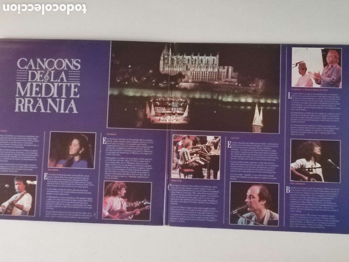 Discos de vinilo: Various &ndash; Can&ccedil;ons De La Mediterr&agrave;nia - RNE &ndash; 720021 - 1990 - Foto 3