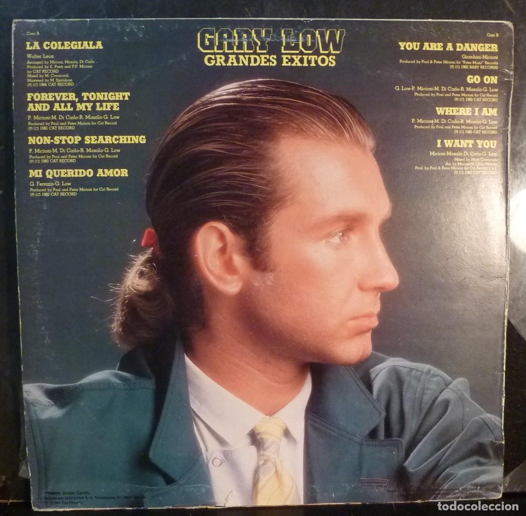 Discos de vinilo: GARY LOW // GRANDES EXITOS // 1982 // (VG VG) // LP - Foto 2