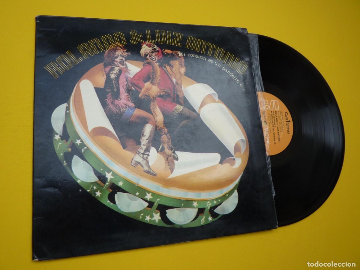 Disques de vinyle: LP ROLANDO Y LUIZ ANTONIO - Mi Corazon Es Un Pandeiro O - SPAIN - FPL1-0117 (EX/EX) 5