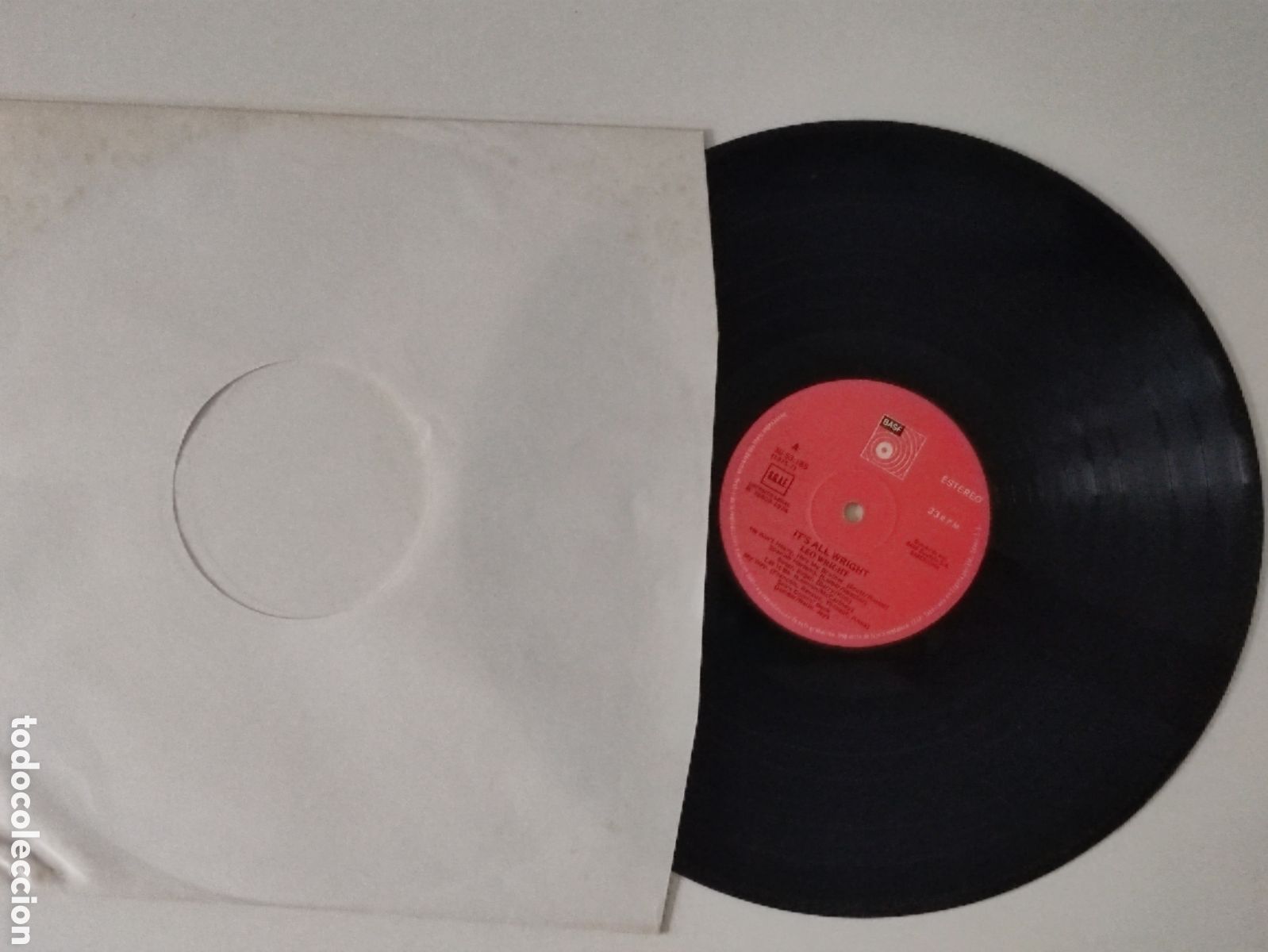 Discos de vinilo: Leo Wright &ndash; Its All Wright - Plays 12 All-Time-Hits - BASF &ndash; 30 53.185 - 1974 - Foto 3