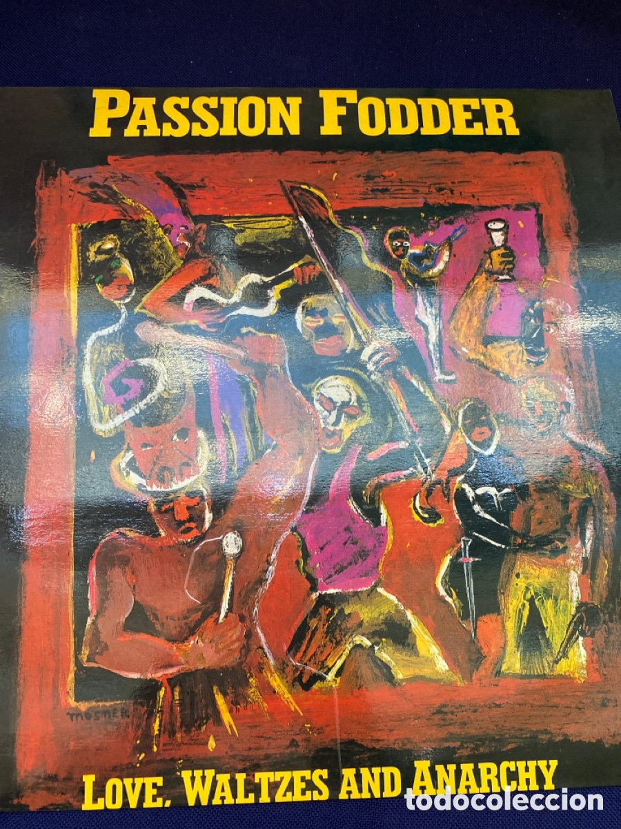 Disques de vinyle: Passion Fodder - Love , Waltzes and Anarchy LP 1988 + hoja promocional
