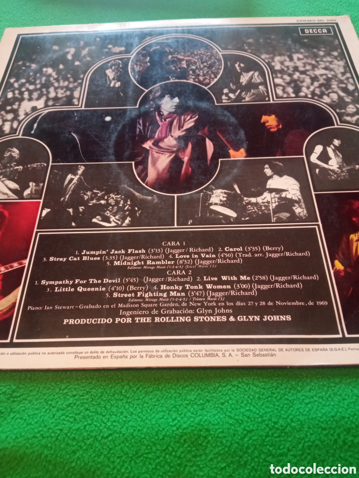 Discos de vinilo: The Rolling Stone - Get yer ya-Ya,s out - Foto 2