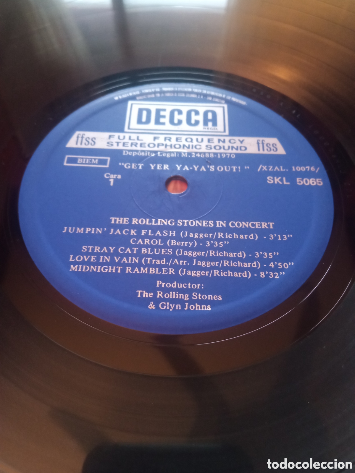Discos de vinilo: The Rolling Stone - Get yer ya-Ya,s out - Foto 3