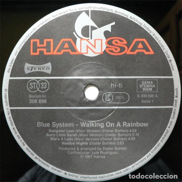 Discos de vinilo: Blue System &ndash; Walking On A Rainbow-EUROPE-1987-LP - Foto 3