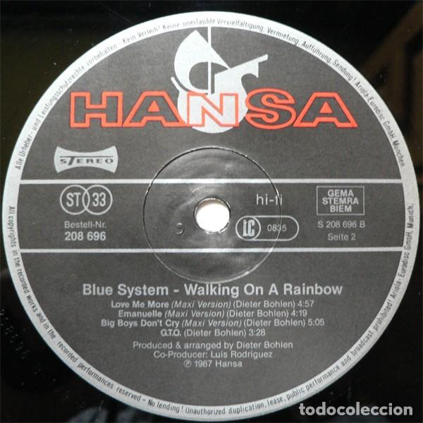 Discos de vinilo: Blue System &ndash; Walking On A Rainbow-EUROPE-1987-LP - Foto 4