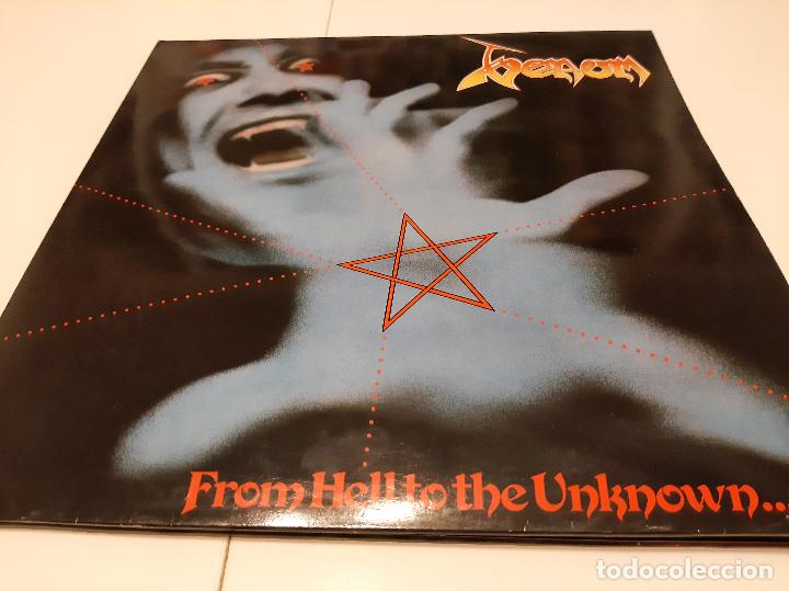 Discos de vinilo: VENOM -FROM HELL TO THE UNKNOWN- (1985) 2 X LP DISCO VINILO - Foto 1