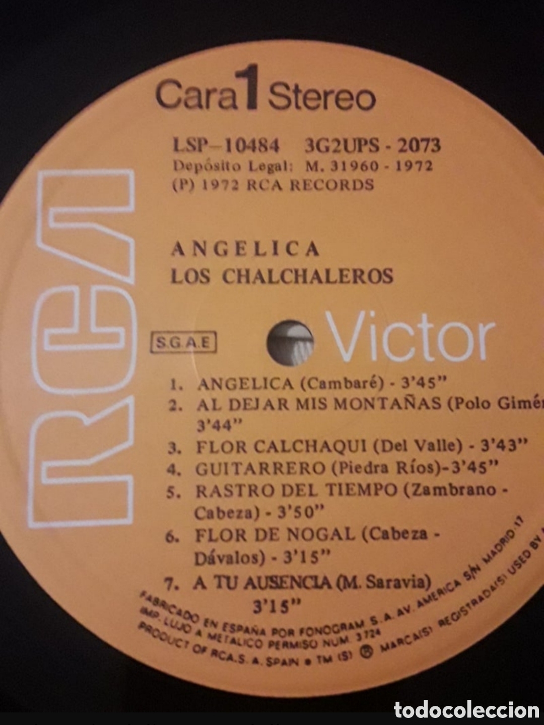 Discos de vinilo: Lp Los Chalchaleros. Angelica - Foto 3