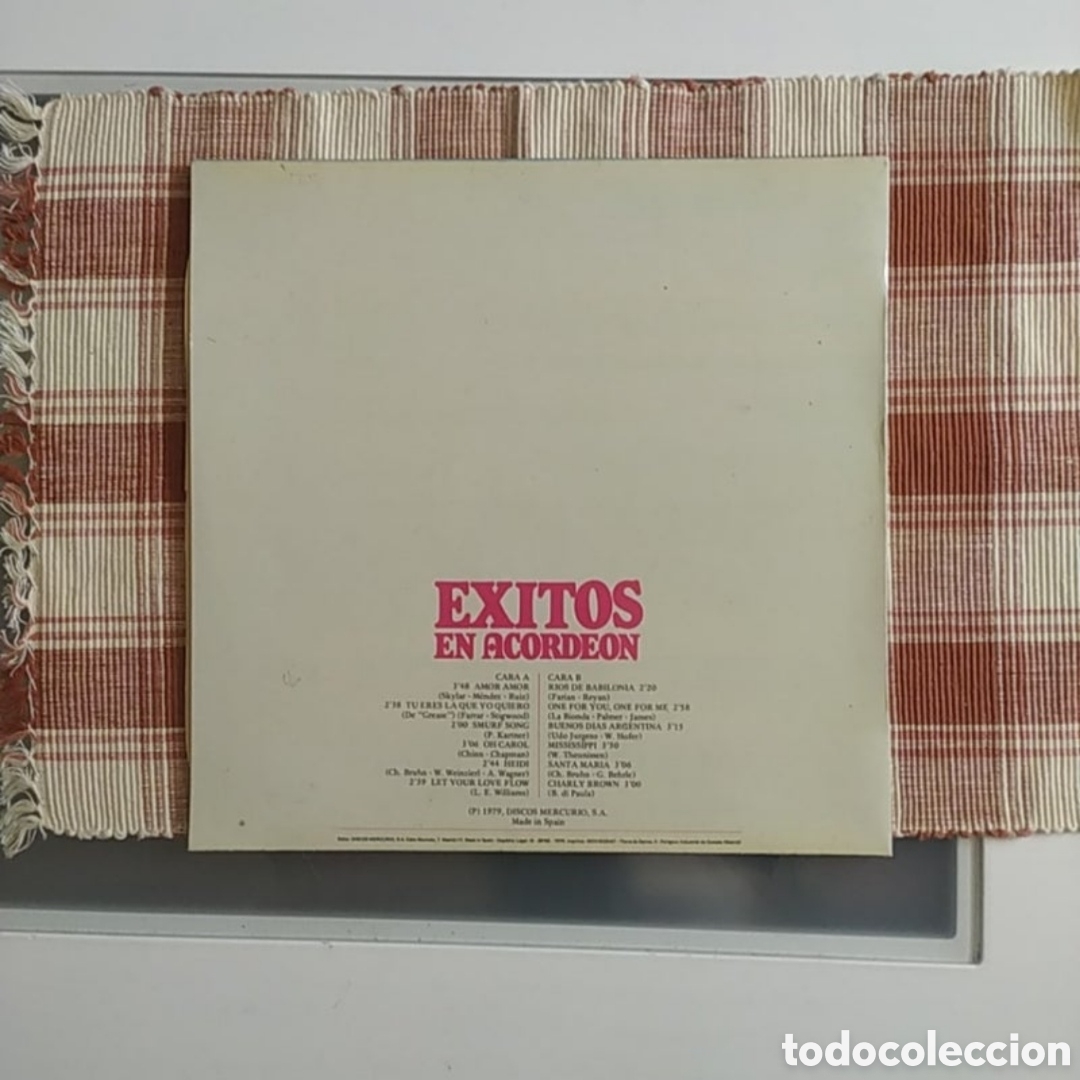 Discos de vinilo: Lp M. Dolores. &Eacute;xitos en Acorde&oacute;n - Foto 2