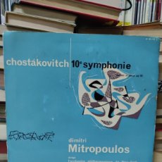 Discos de vinilo: SHOSTAKOVICH 10 SYMPHONY DIMITRI MITROPOULOS