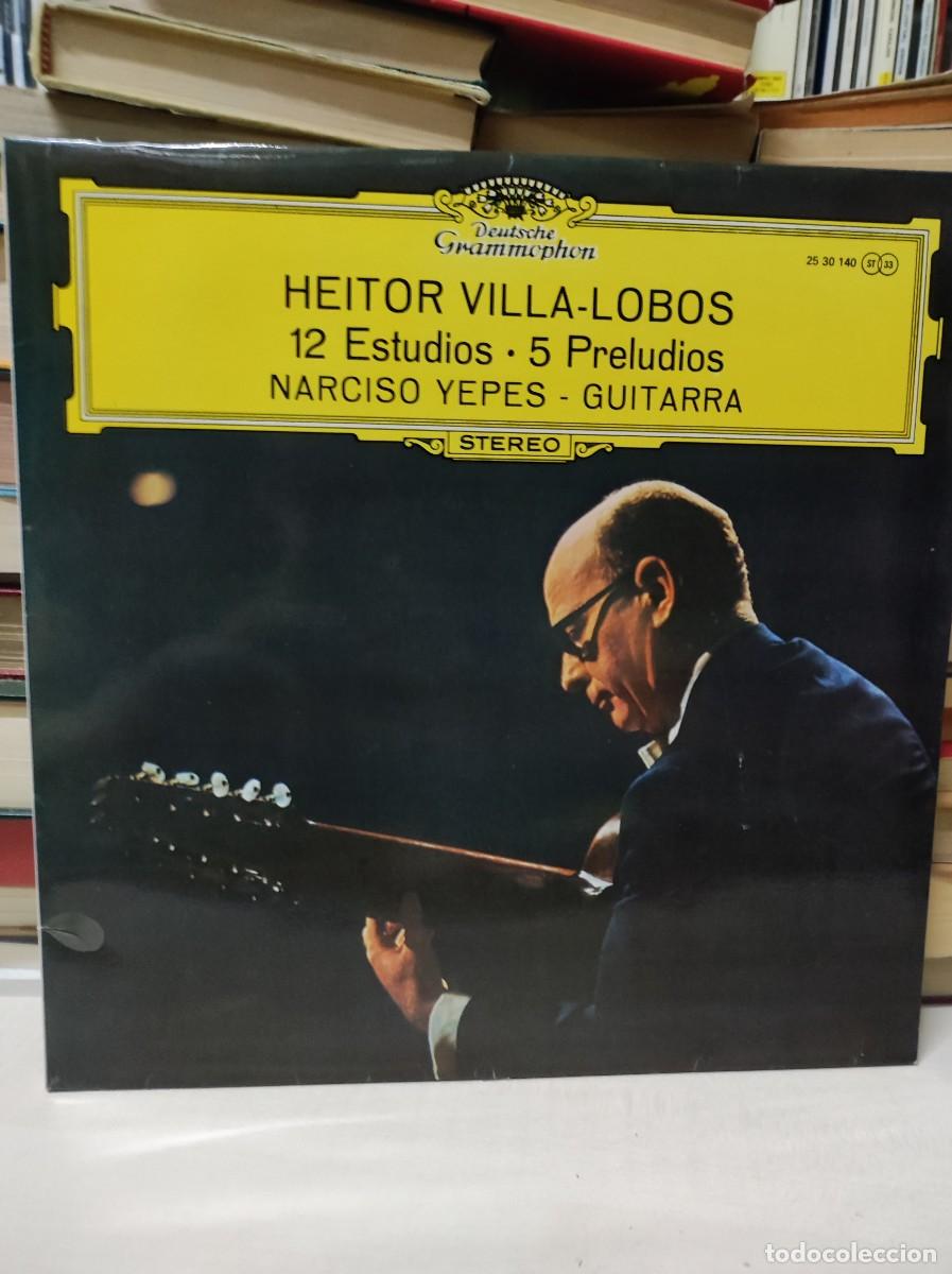 Discos de vinilo: HECTOR VILLA LOBOS 12 ESTUDIOS 5 PRELUDIOS - Foto 1