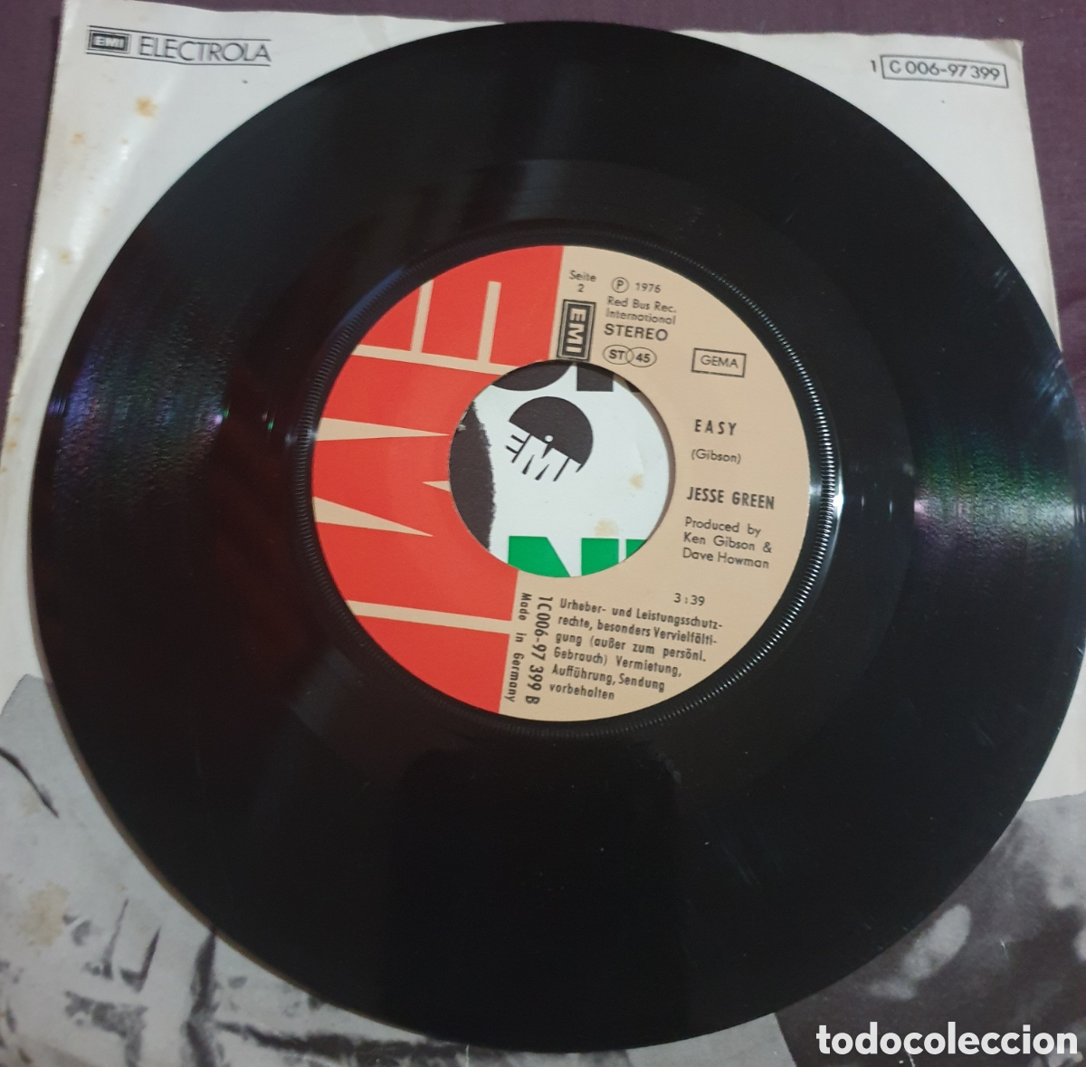 Discos de vinilo: Jesse Green - Nice & slow - Foto 2
