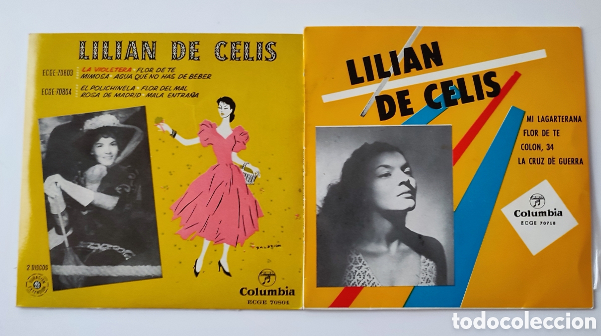 Discos de vinilo: 2 eps Lilian de Celis - Foto 1