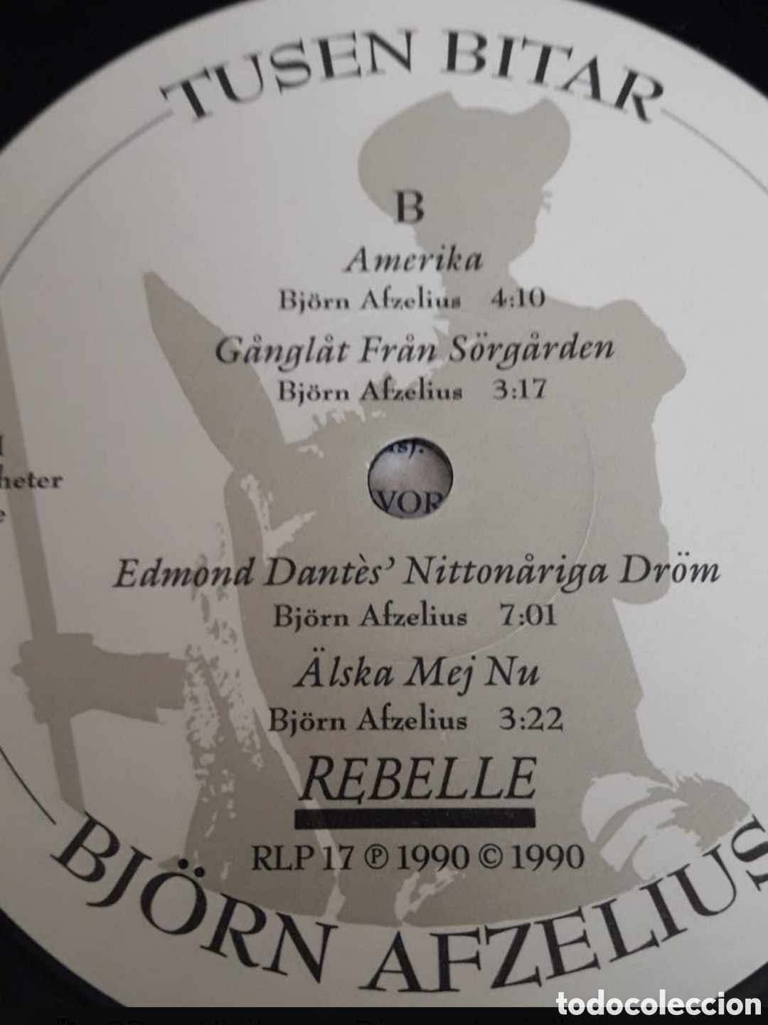 Discos de vinilo: Lp Bj&ouml;rn Afzelius. Tusen Bitar - Foto 4