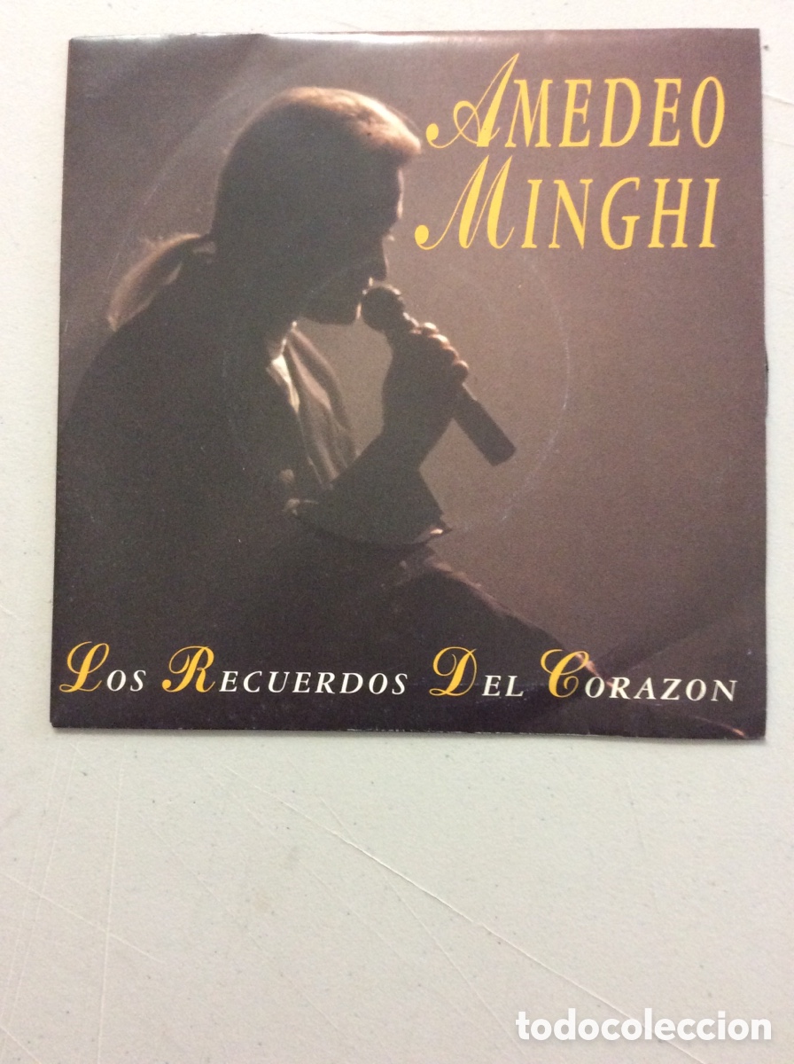 Discos de vinilo: Amedeo Minghi. Los recuerdos del coraz&oacute;n. - Foto 1