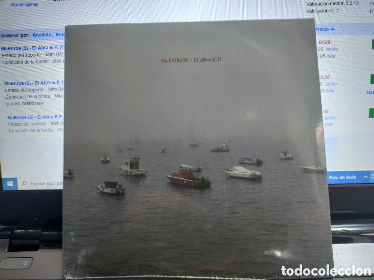Discos de vinilo: Mcenroe el abra e.p. single los cien lagos 2017 precintado - Foto 1