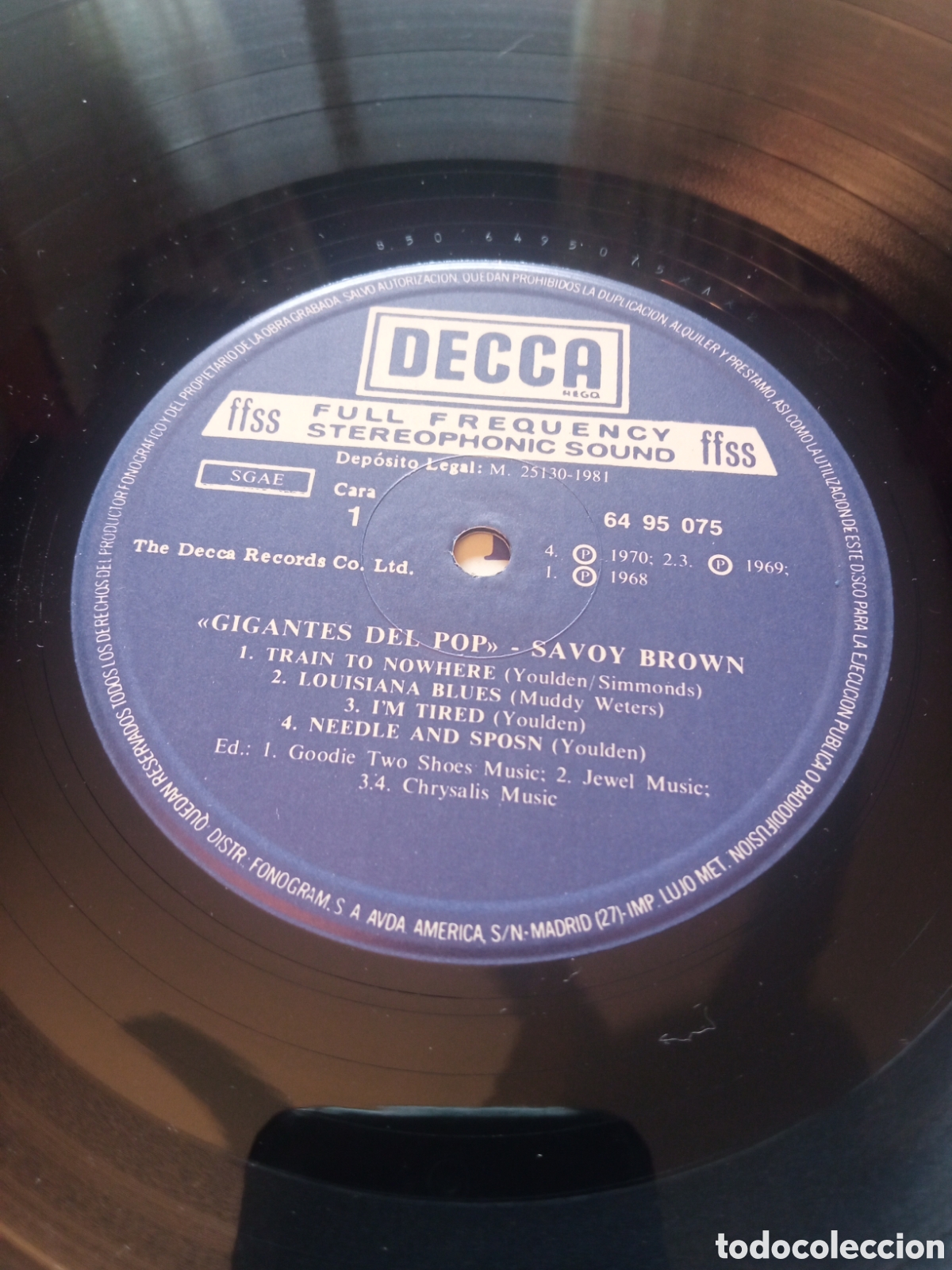 Discos de vinilo: Savoy Brown - Gigantes del Pop 46 - Foto 3