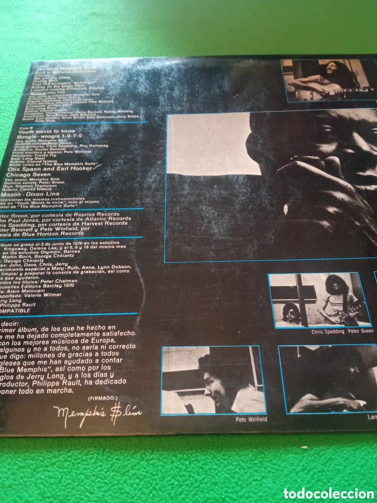Discos de vinilo: Memphis Slim - Blue Memphis - Foto 2