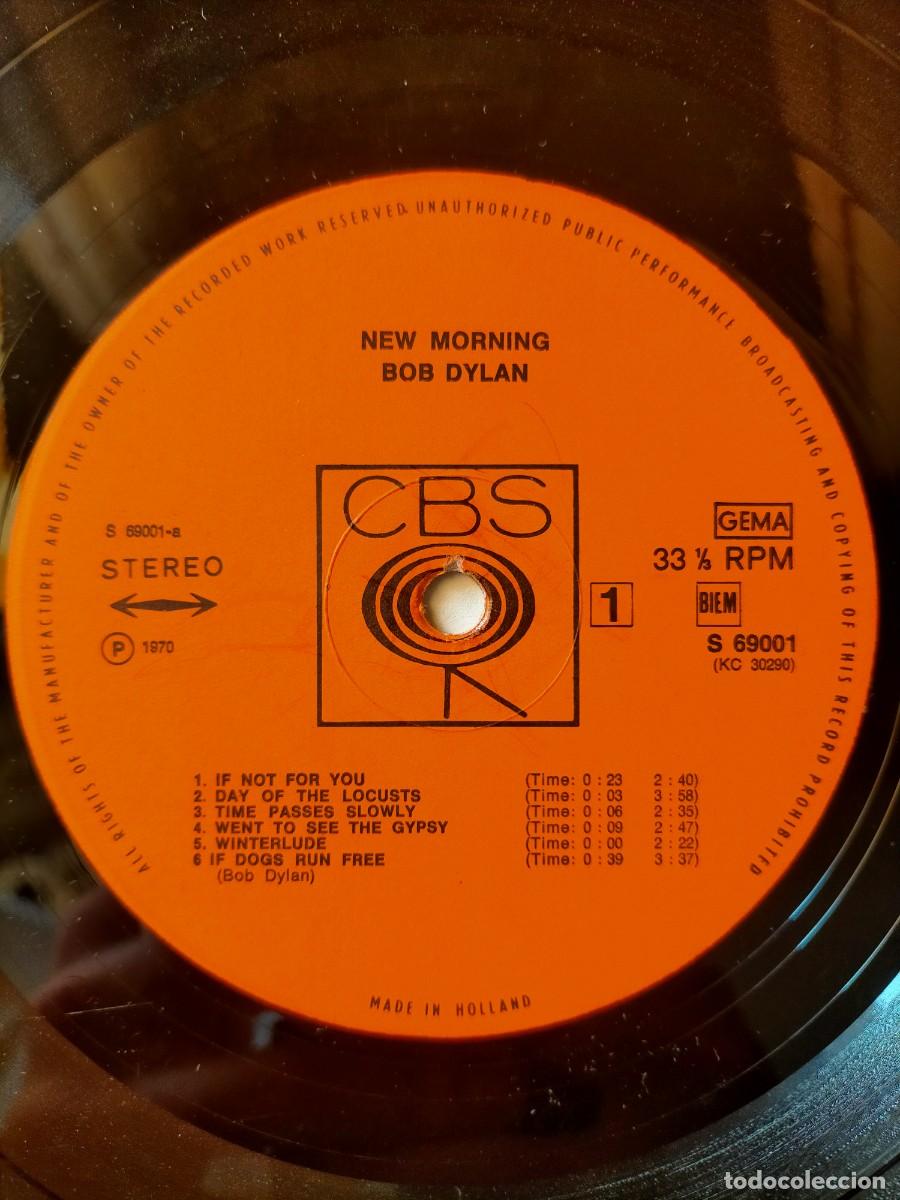 Discos de vinilo: BOB DYLAN-NEW MORNING - Foto 3