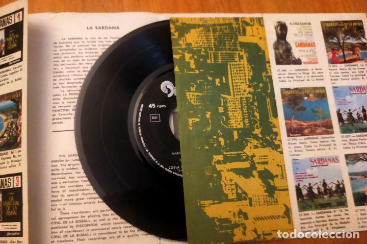 Discos de vinilo: COBLA LA PRINCIPAL DE LA BISBAL - SARDANAS N&ordm; 2 - EP - Foto 3