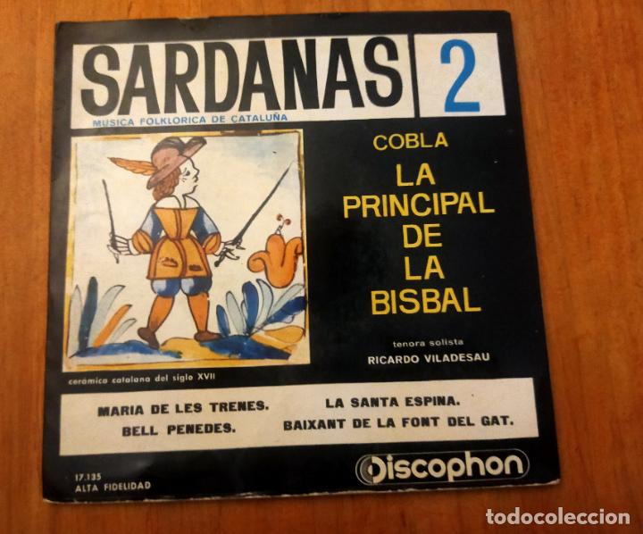 Discos de vinilo: COBLA LA PRINCIPAL DE LA BISBAL - SARDANAS N&ordm; 2 - EP - Foto 1