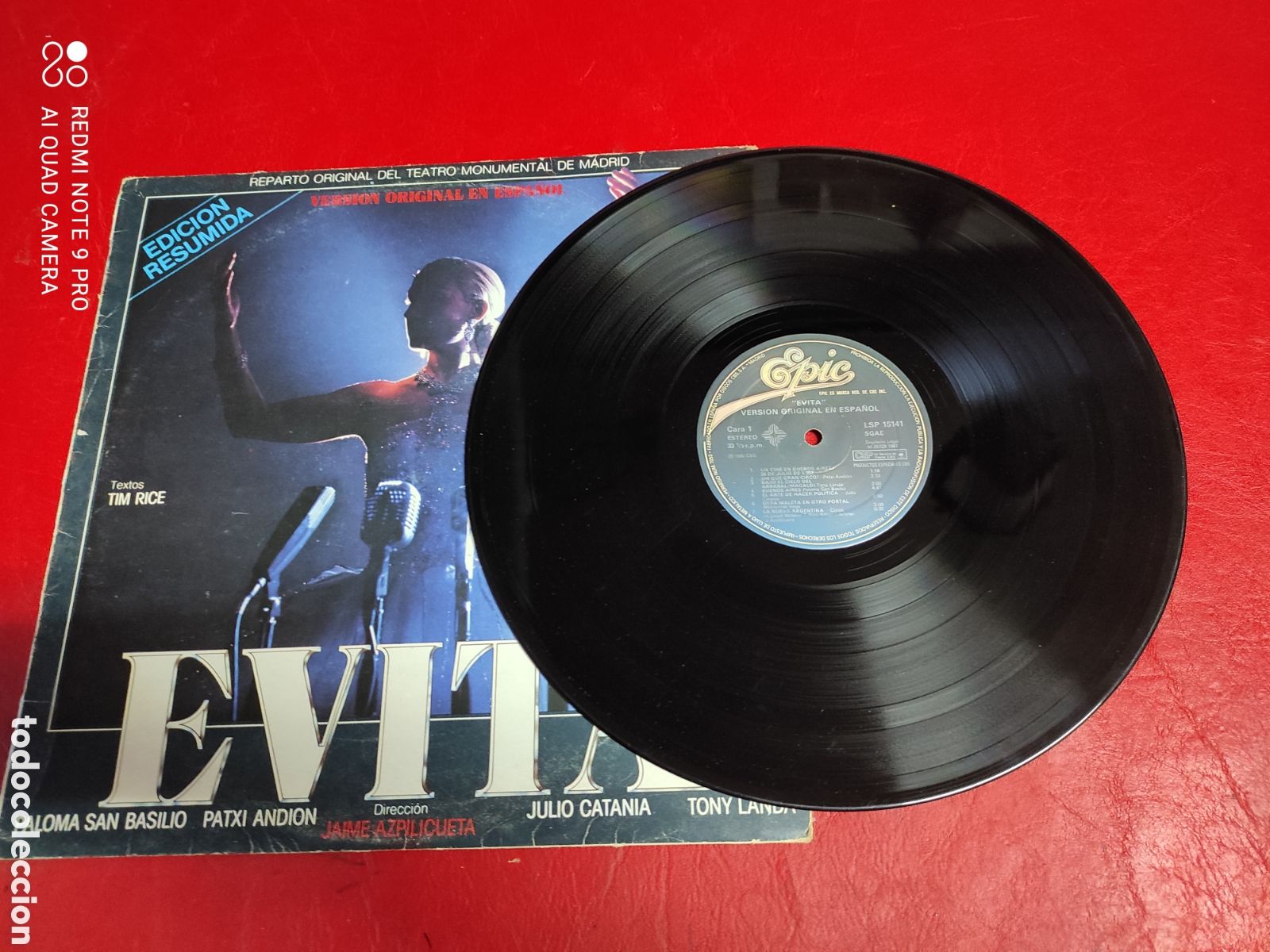 Discos de vinilo: LP evita, paloma San Basilio - Foto 3