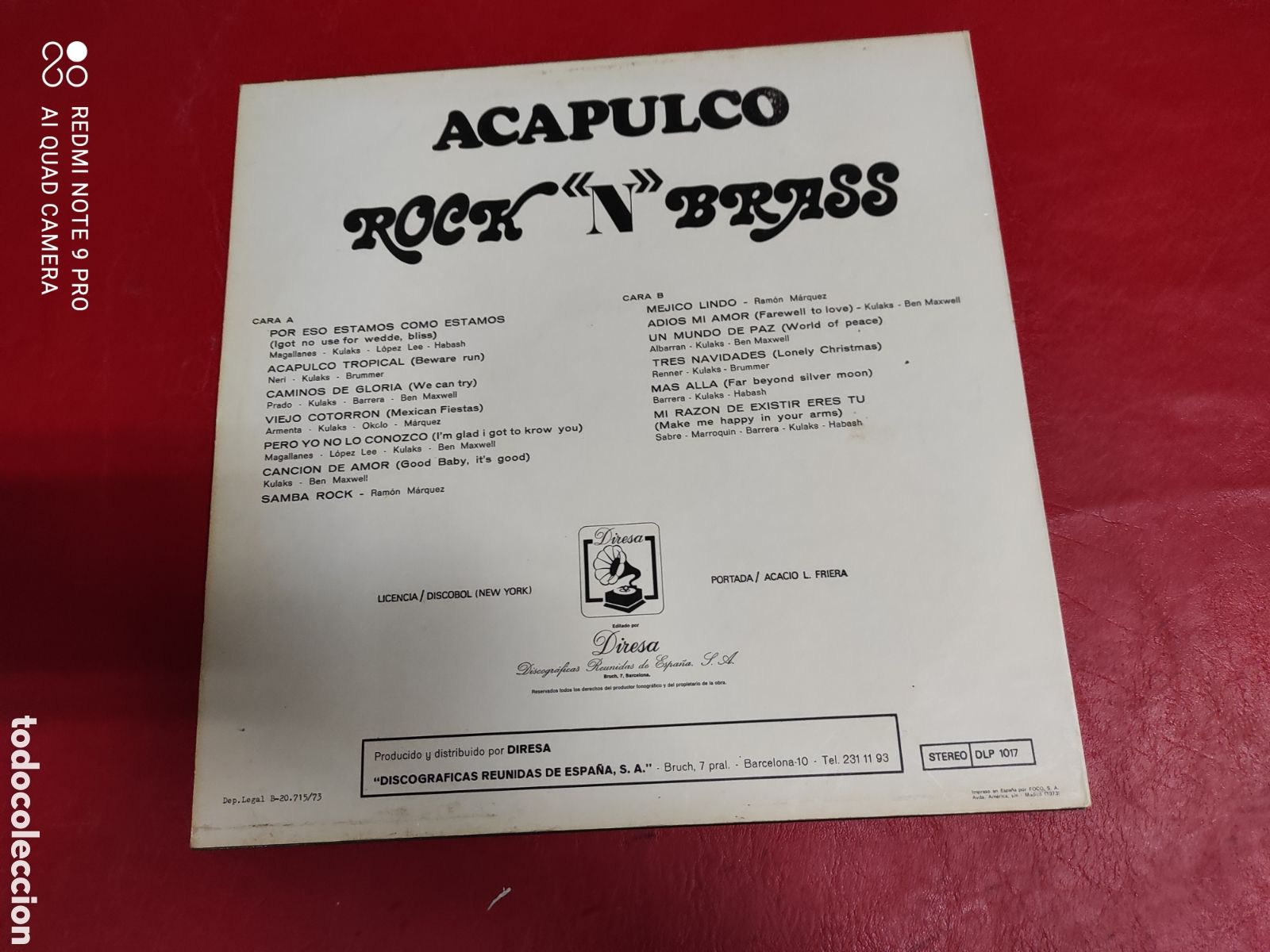 Discos de vinilo: Ram&oacute;n M&aacute;rquez Acapulco rockn brass - Foto 2