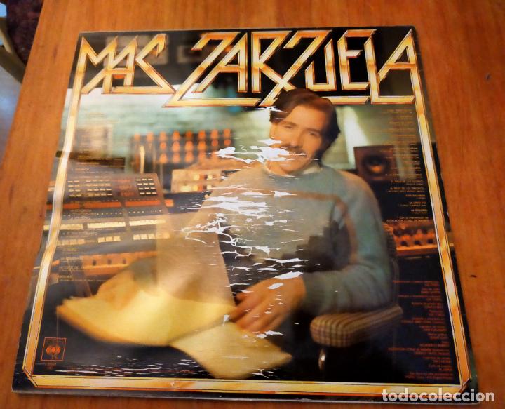 Discos de vinilo: LUIS COBOS - MAS ZARZUELA - LP - Foto 2
