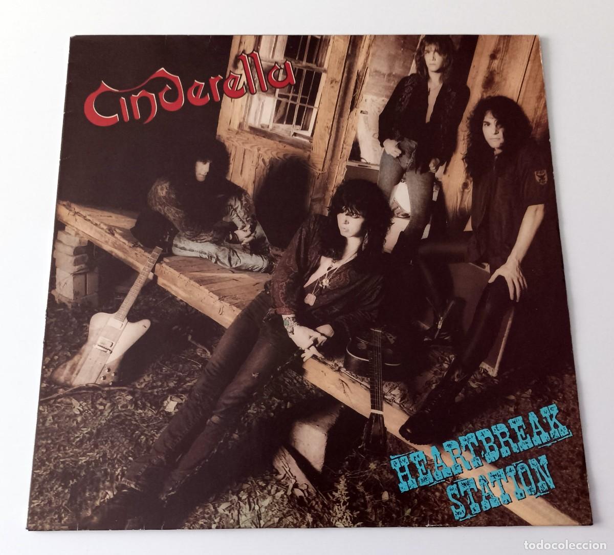 Discos de vinilo: LP CINDERELLA - HEARTBREAK STATION - Foto 1