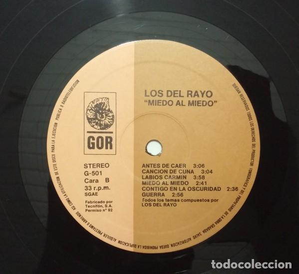 Discos de vinilo: Los Del Rayo &ndash; Miedo Al Miedo - Foto 5