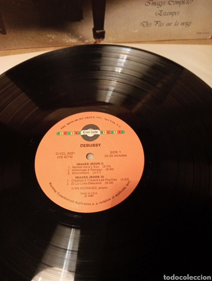 Discos de vinilo: Debussy. Iv&aacute;n Moravec. A&ntilde;o 1983. Edici&oacute;n USA. - Foto 2