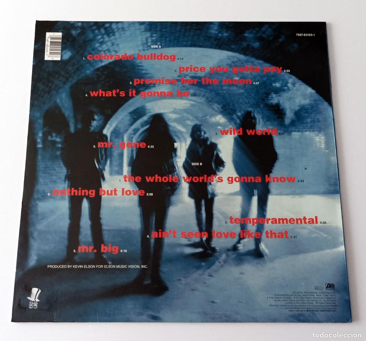 Discos de vinilo: LP Mr. BIG - BUMP AHEAD - Foto 2