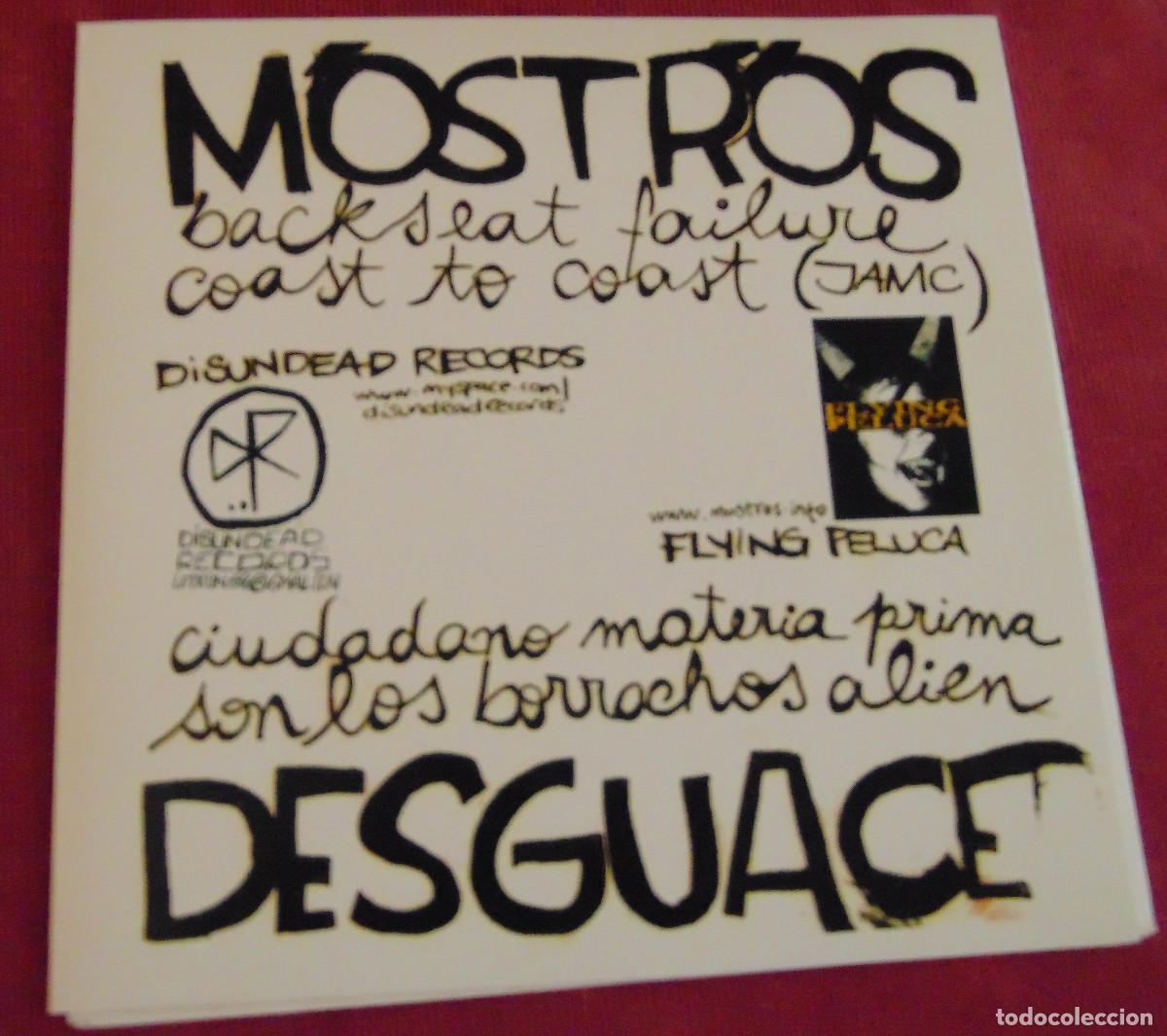 Discos de vinilo: Mostros / Desguace - EP COMPARTIDO 2011 A ESTRENAR - Foto 2
