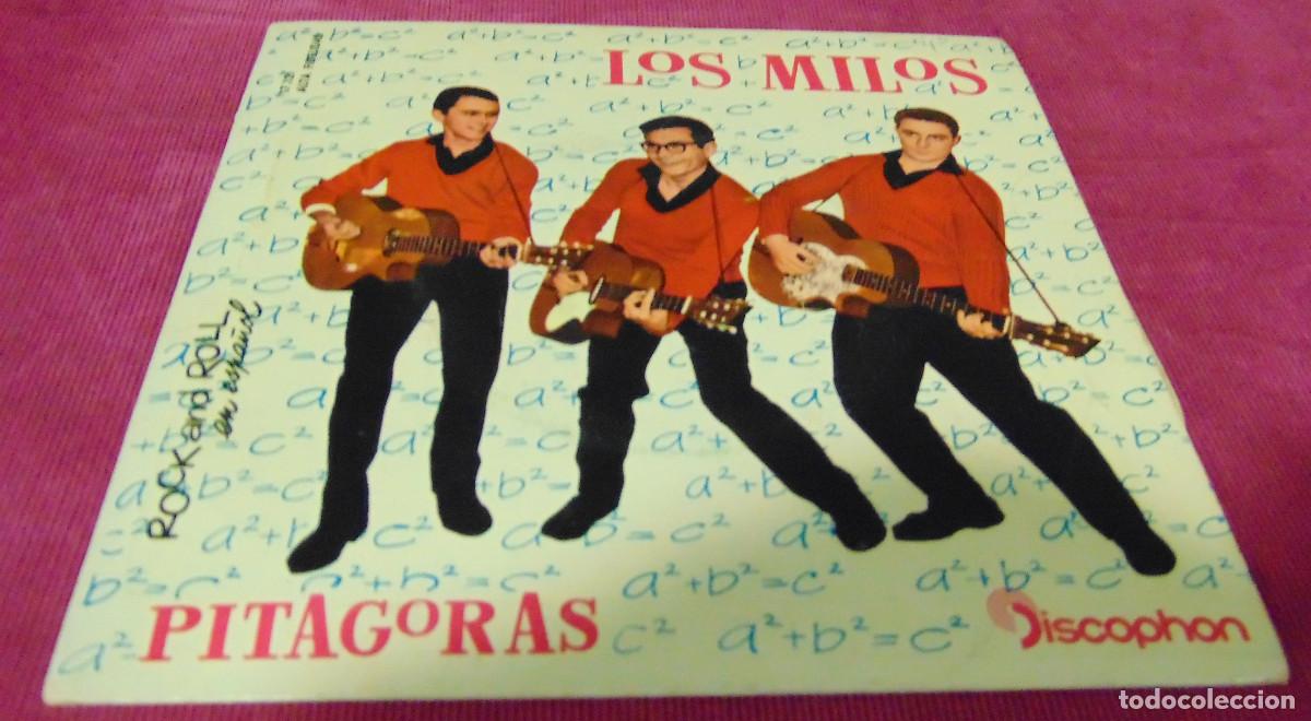 Discos de vinilo: Los Milos &ndash; Pitagoras + 3 - EP DISCOPHON 1961 - Foto 1
