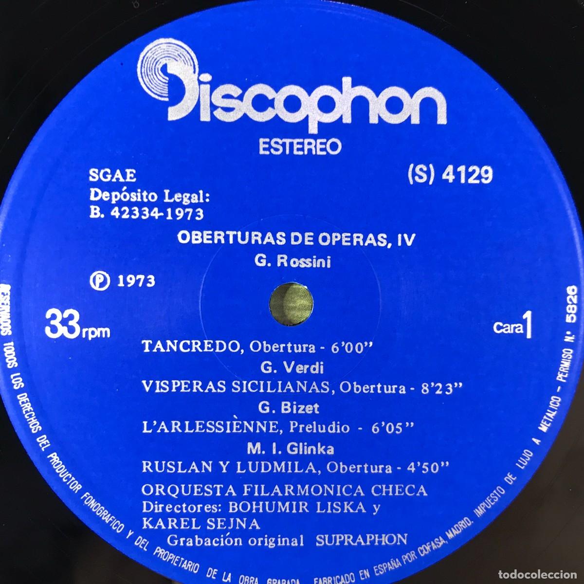 Discos de vinilo: Great Overtures ● Vinyl, LP, Compilation, SPAIN 1973 - Foto 4