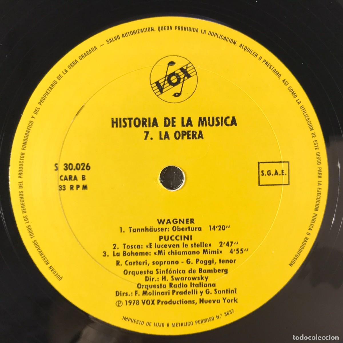 Discos de vinilo: Historia De La M&uacute;sica ● La &Oacute;pera - 7 ● - Foto 12