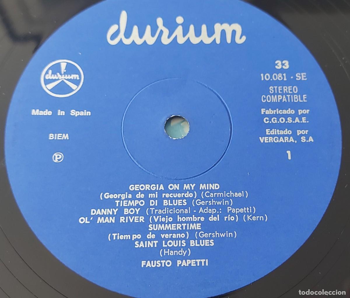 Discos de vinilo: 2 &aacute;lbum LP FAUSTO PAPETTI - Foto 4