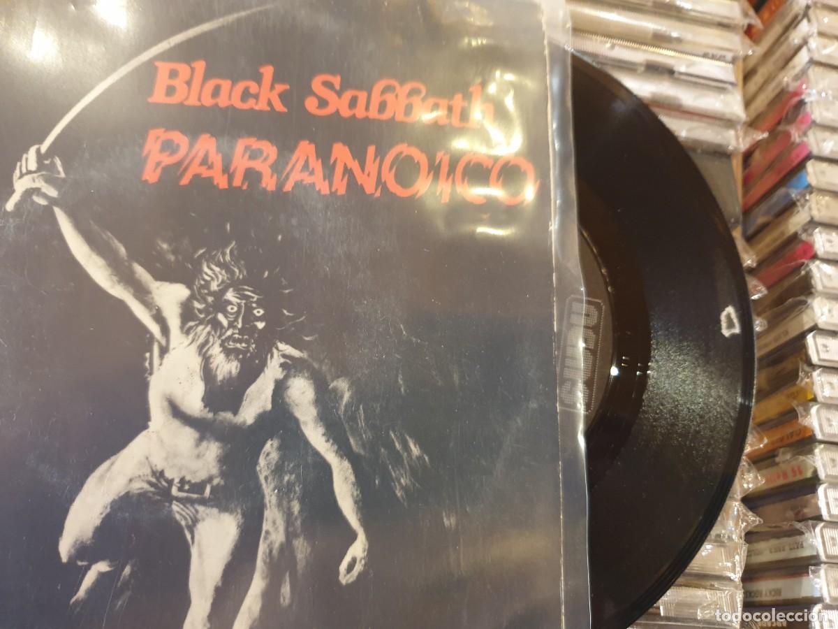 Discos de vinilo: 7&rdquo; Black Sabbath panoico - Foto 1