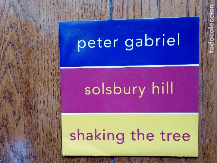 Discos de vinilo: Peter Gabriel - Solsbury Hill - shaking the tree - Foto 1