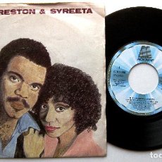 Discos de vinilo: BILLY PRESTON & SYREETA - ONE MORE TIME FOR LOVE - SINGLE MOTOWN 1980 BPY