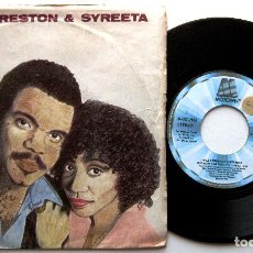 Discos de vinilo: BILLY PRESTON & SYREETA - ONE MORE TIME FOR LOVE - SINGLE MOTOWN 1980 BPY. Lote 371863491