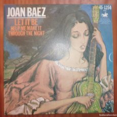 Dischi in vinile: JOAN BAEZ / LET IT BE/ 1975 / SINGLE. Lote 371878621