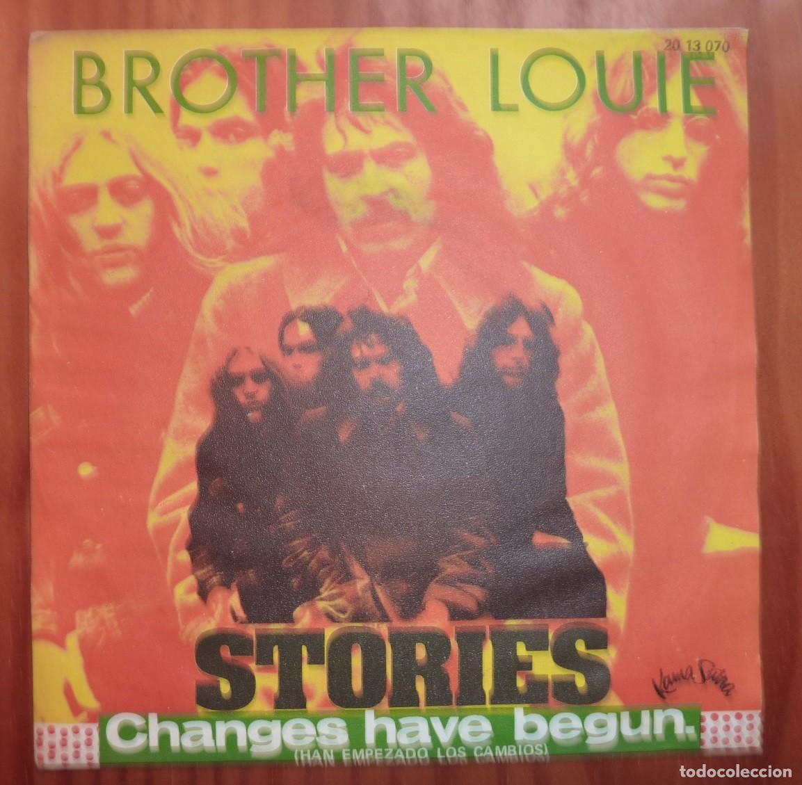 Discos de vinilo: STORIES / BROTHER LOUIE / 1973 / SINGLE - Foto 1