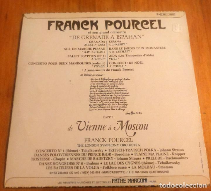 Discos de vinilo: FRANCK POURCEL DE GRENADE A ISPAHAN - LP - Foto 2